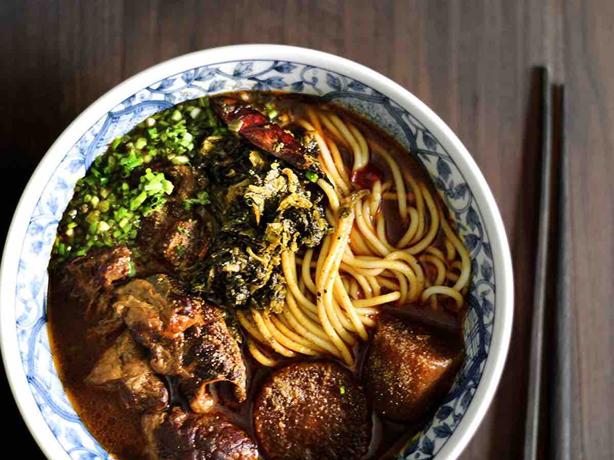 婆婆做的牛肉麵